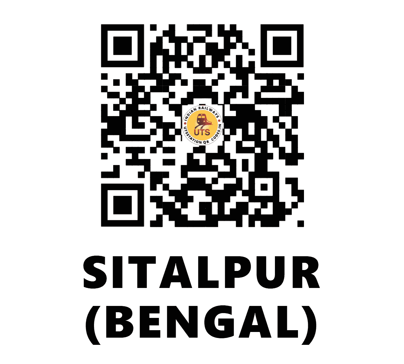 UTS QR Code for SITALPUR (BENGAL) - STLB - SE (WEST BENGAL)